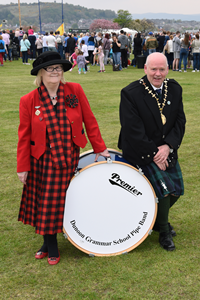 Chieftain and Provost Gourock Highland Games May 2016